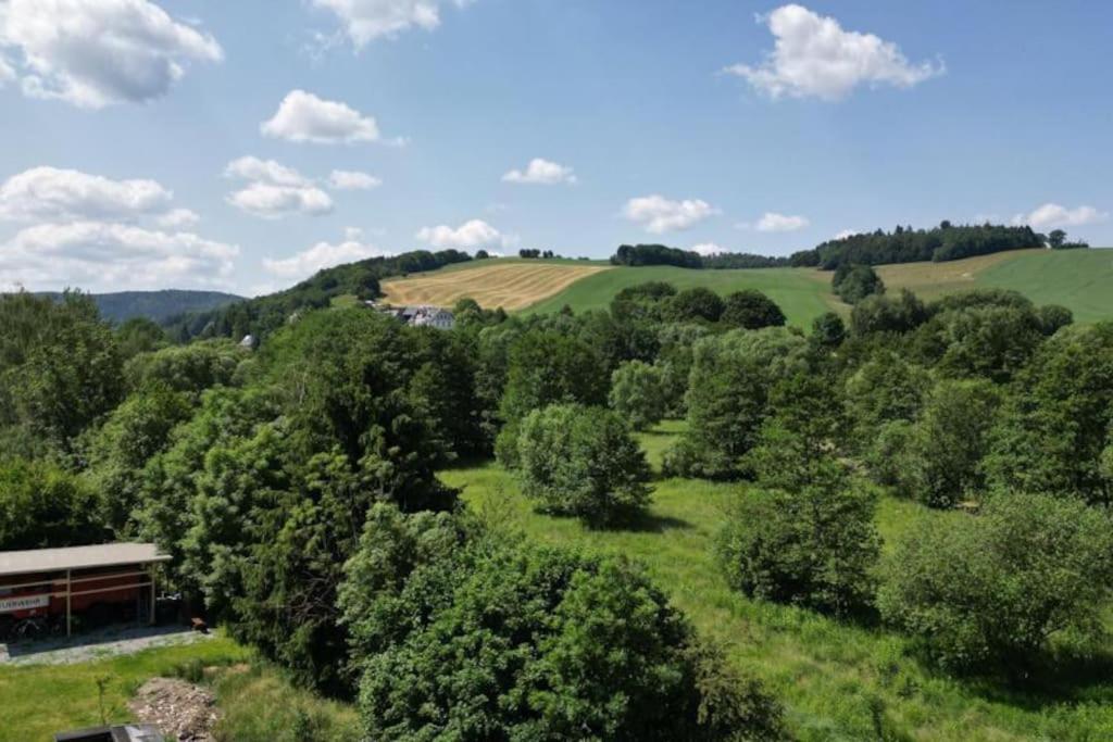 Ferienwohnung Fischer Mit E-Ladestation Direkt Am Haus Schwarzenberg  Eksteriør billede